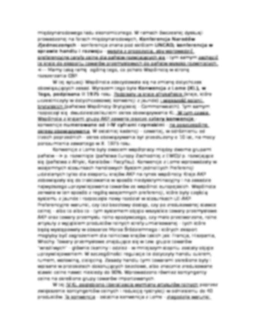 Stosunki zewnętrzne Unii Europejskiej- wykład 9 - strona 3