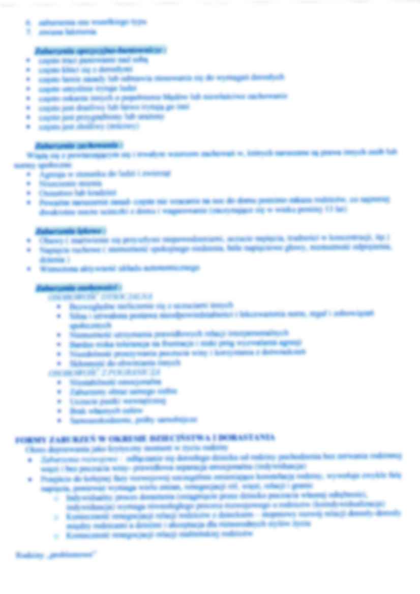 Psychopatologia - wykład 4 - strona 3