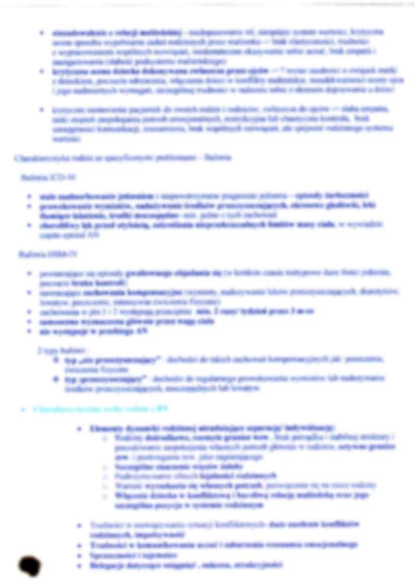 Psychopatologia - wykład 6 - strona 3