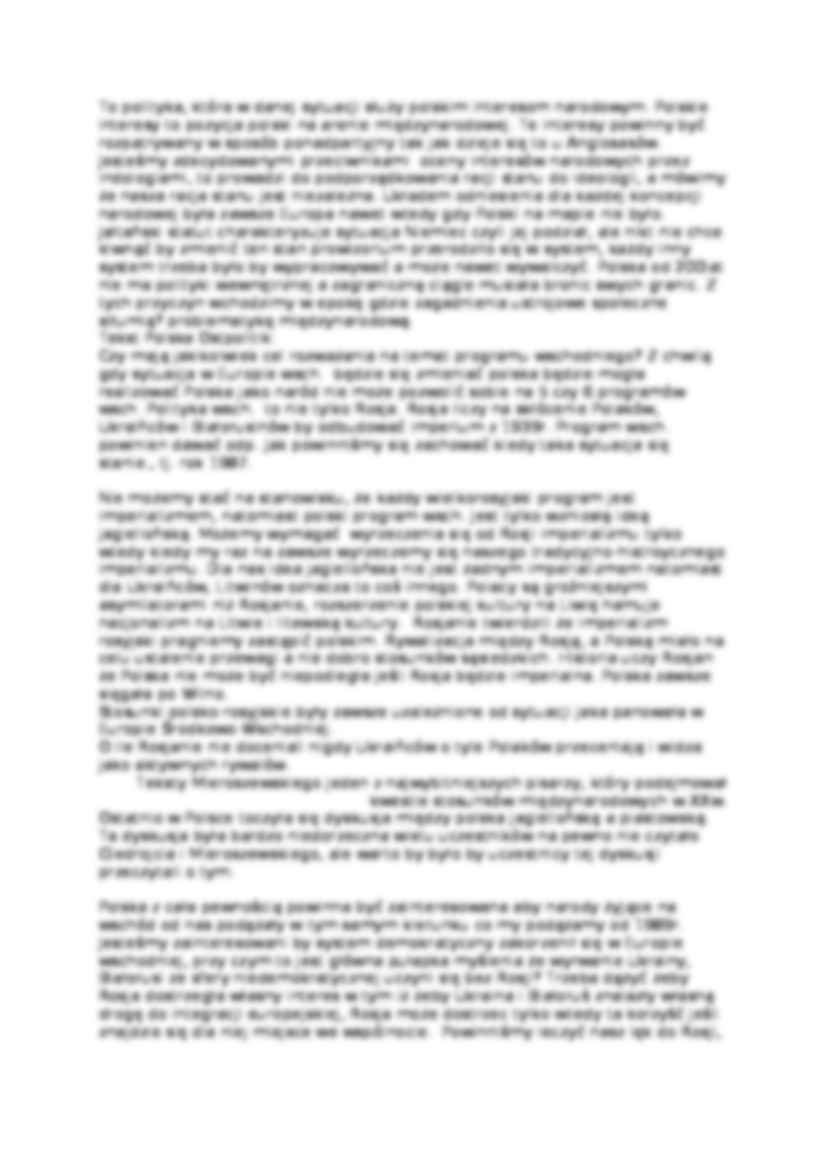 Polska polityka zagraniczna- wykład 9 - strona 3