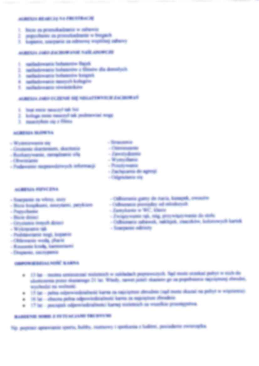 Psychopatologia - wykład 9 - strona 3