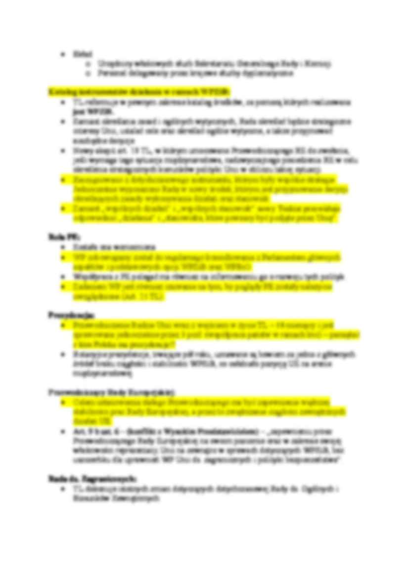 Wspólna polityka zagraniczna i bezpieczeństwa- wykład 4  - strona 2