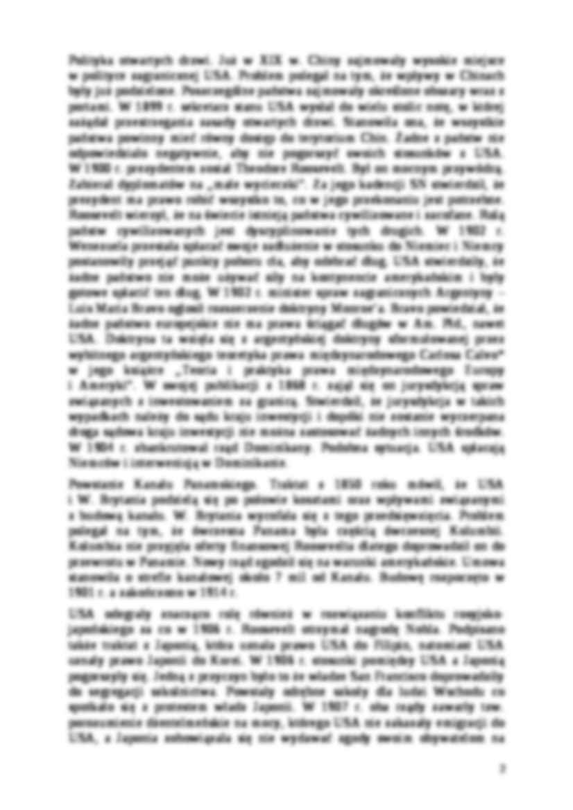 Amerykańska polityka zagraniczna- wyklad 5  - strona 2