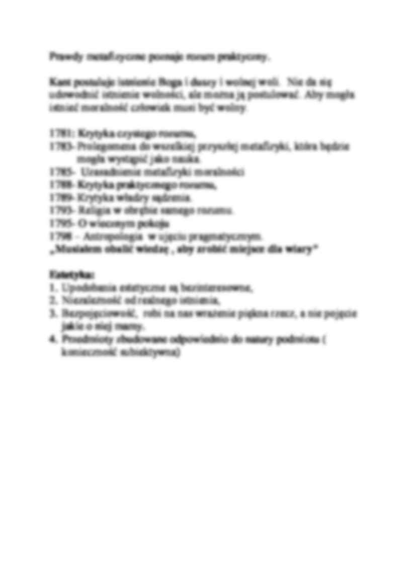 Immanuel Kant- opracowanie - strona 3