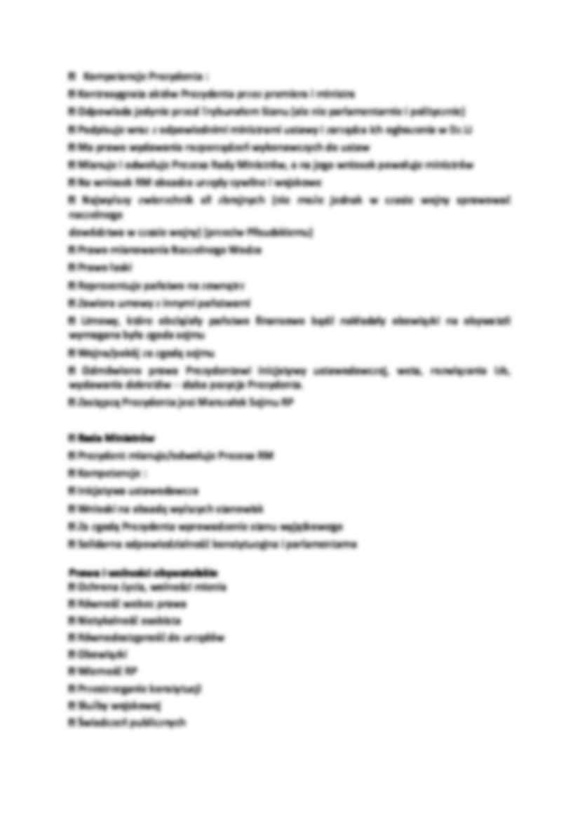Konstytucja marcowa 1921- opracowanie - strona 3