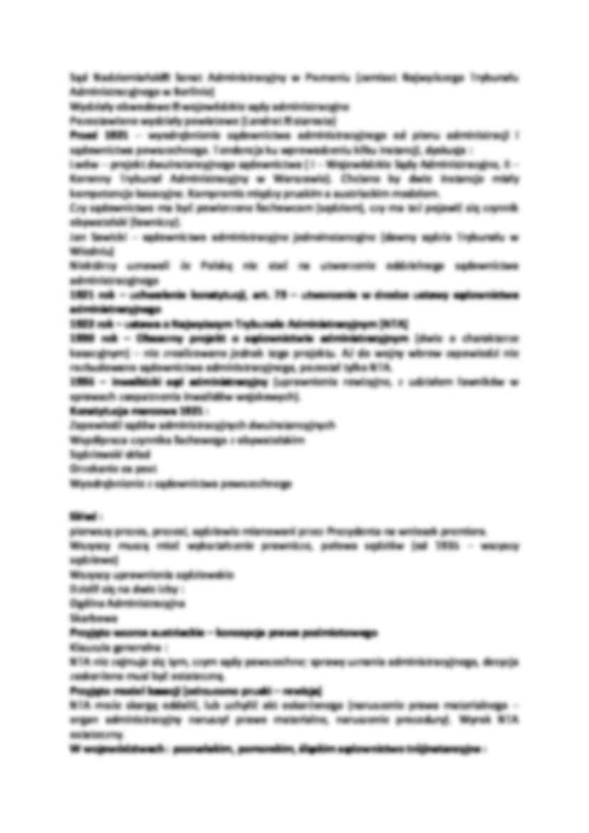 Sądownictwo administracyjne- opracowanie - strona 2