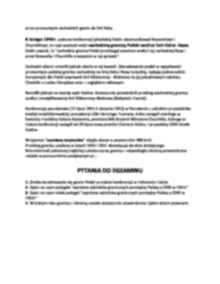 Granica wschodnia Polski w latach 1939-1992- opracowanie - strona 2