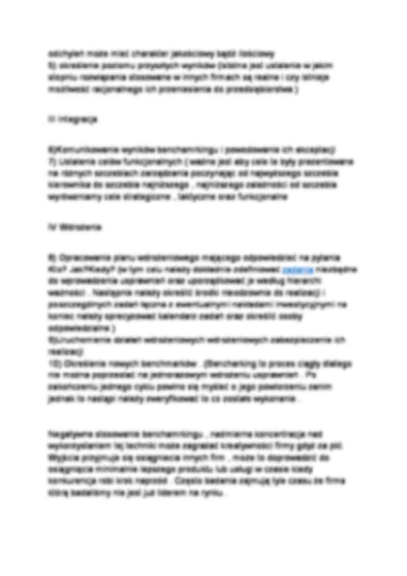 Benchmarking - etapy - opracowanie - strona 3