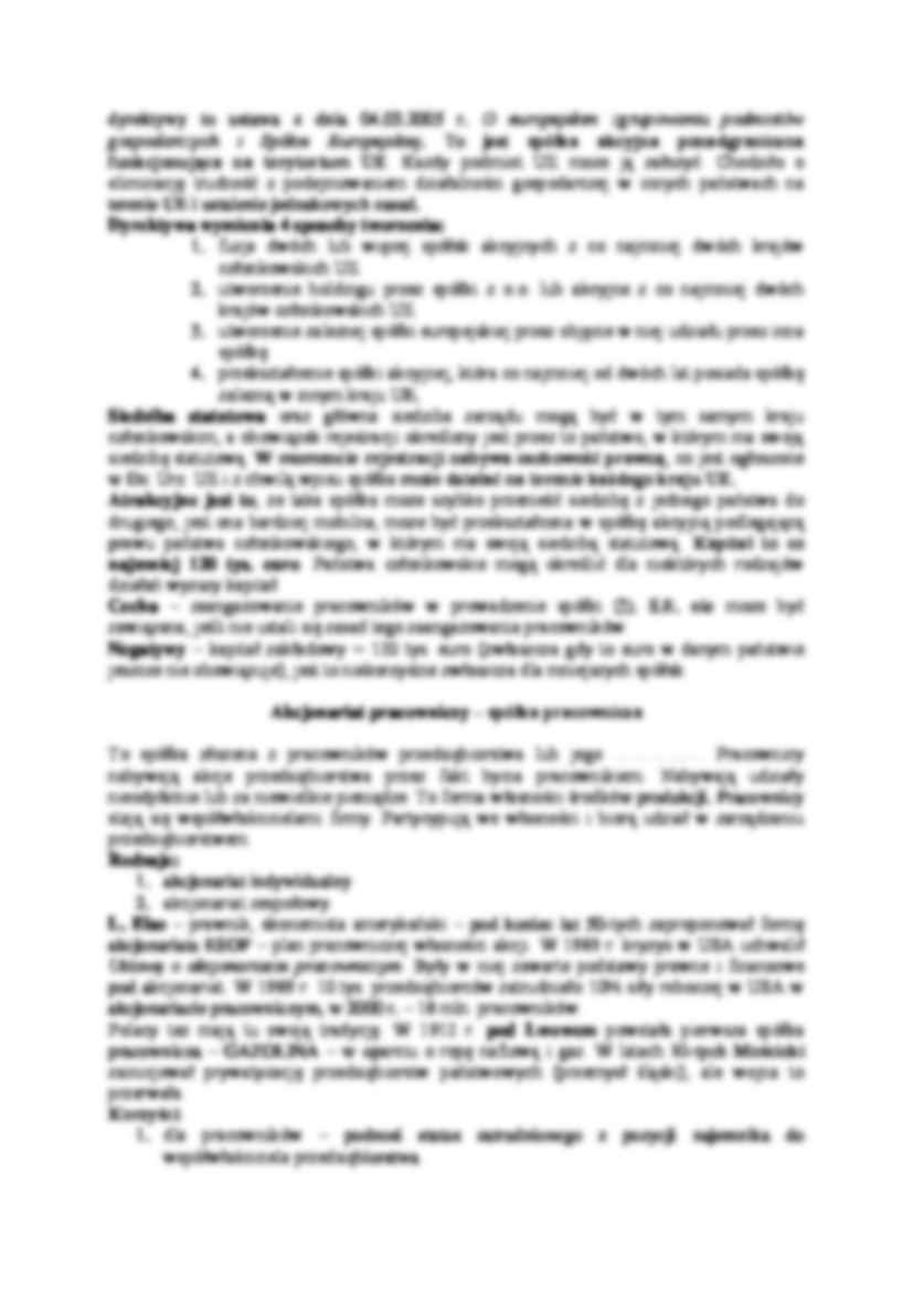 Spółka cywilna. Akcjonat pracowniczy- opracowanie - strona 2