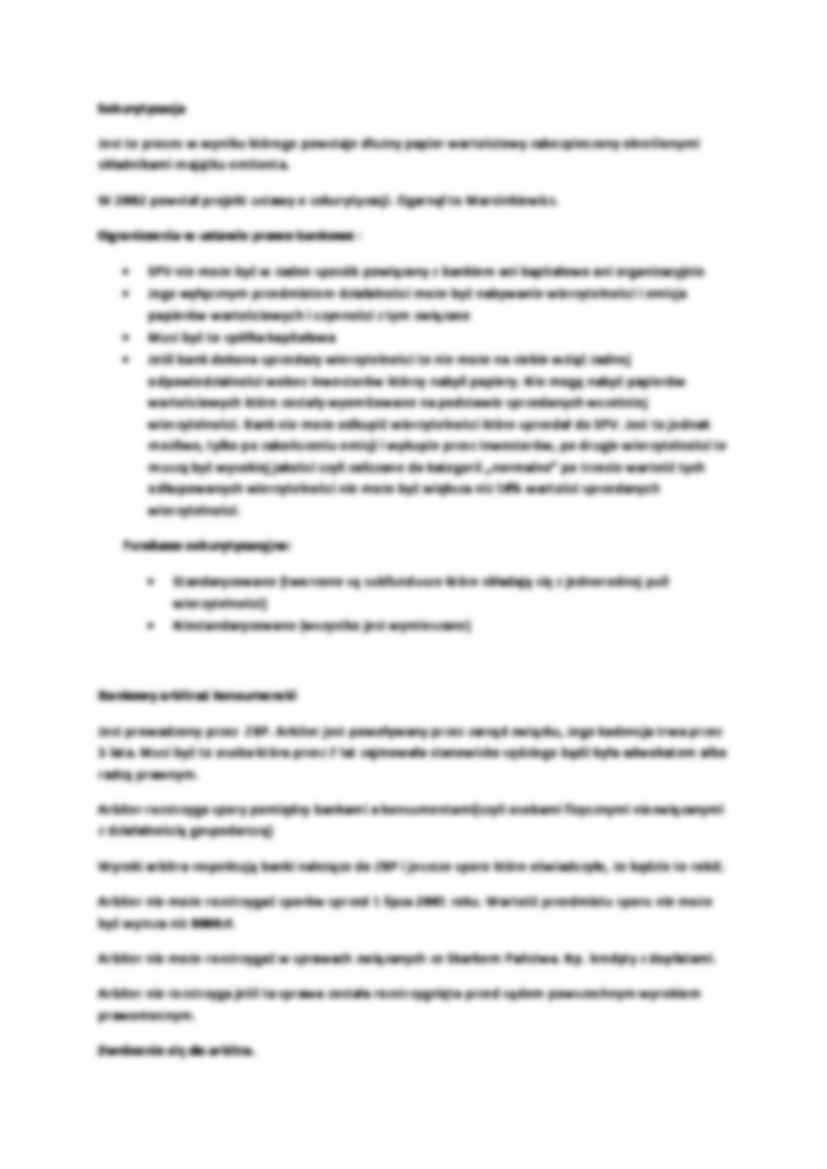 Gwarancje bankowe. Papiery wartościowe- opracowanie - strona 3