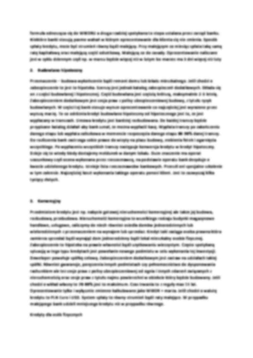 Kredyty. Swoboda udzielania kredytu- opracowanie - strona 3