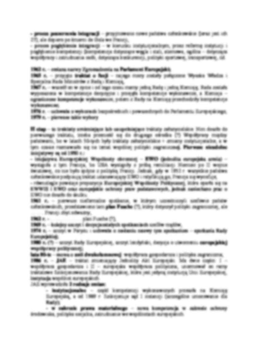 Historia instytucji europejskiej- opracowanie - strona 2