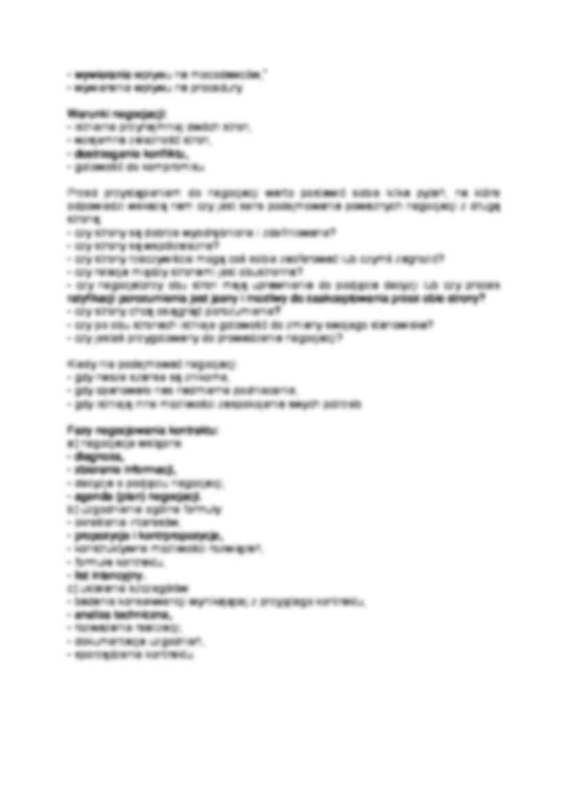 Metody kierowania konfliktem- opracowanie - strona 3