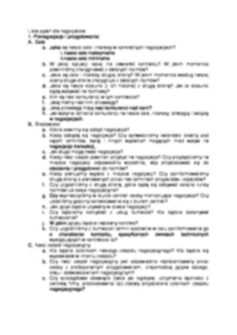 Procedura w negocjacjach- opracowanie - strona 2