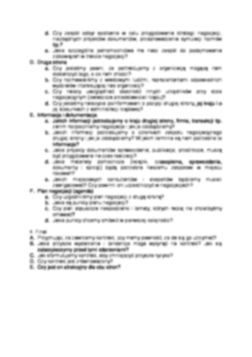 Procedura w negocjacjach- opracowanie - strona 3