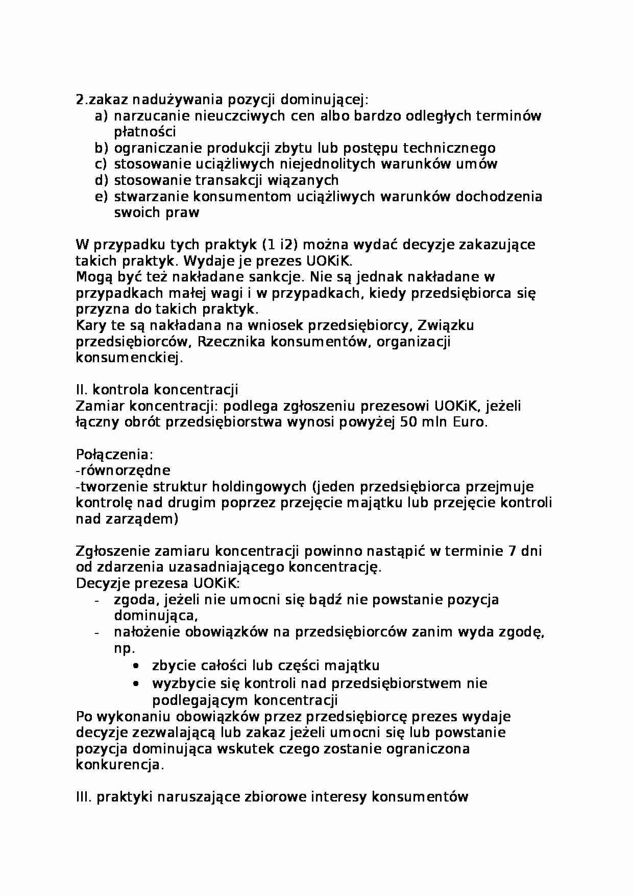 Normalizacja, bezpieczeńsstwo  produktów i certyfikacja- opracowanie - strona 1