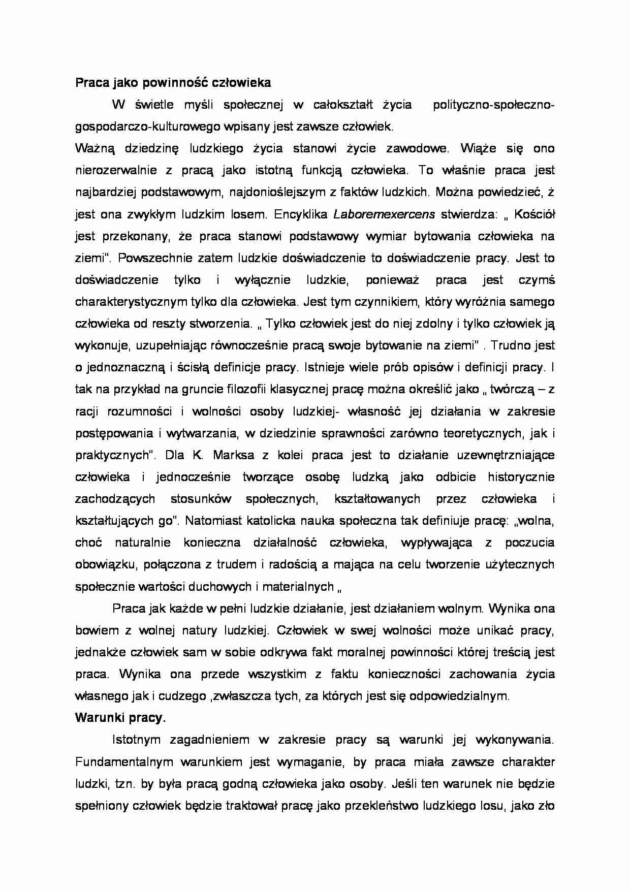 Etyczny pracodawca- opracowanie - strona 1