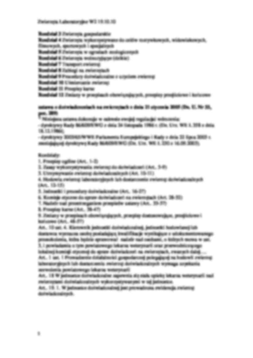 Zwierzęta laboratoryjne - wykład 2 - strona 2
