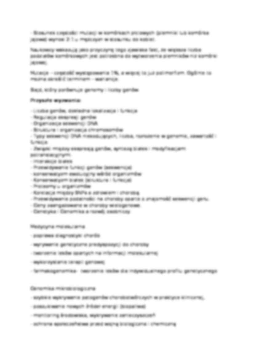 Genetyka molekularna - wykład 3 - strona 3