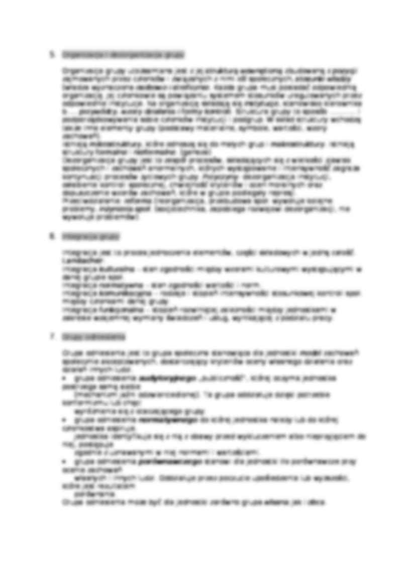 Grupa społeczna i jej główne składniki - strona 3