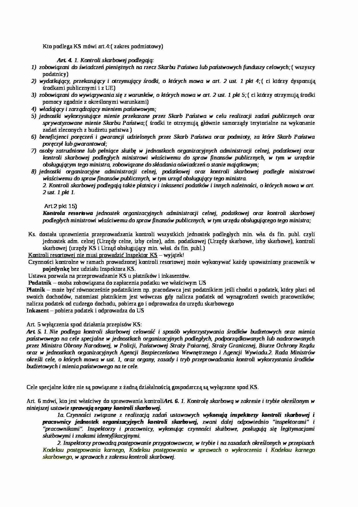 Kto podlega KS mówi art - strona 1