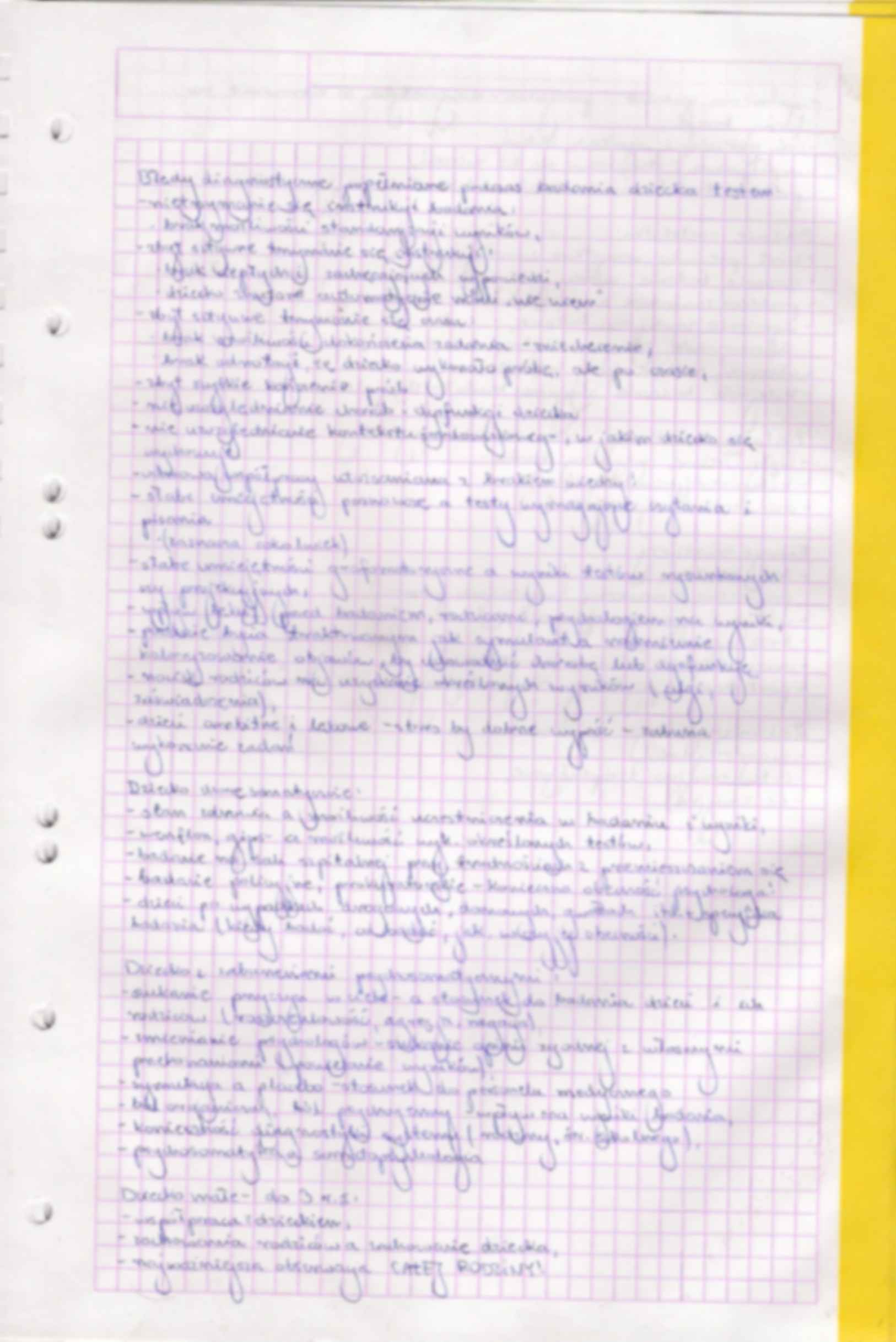 Diagnoza psychologiczna - wykład 4 - strona 3