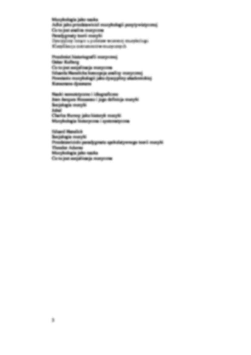 Wstęp do muzykologii - wykład - strona 3