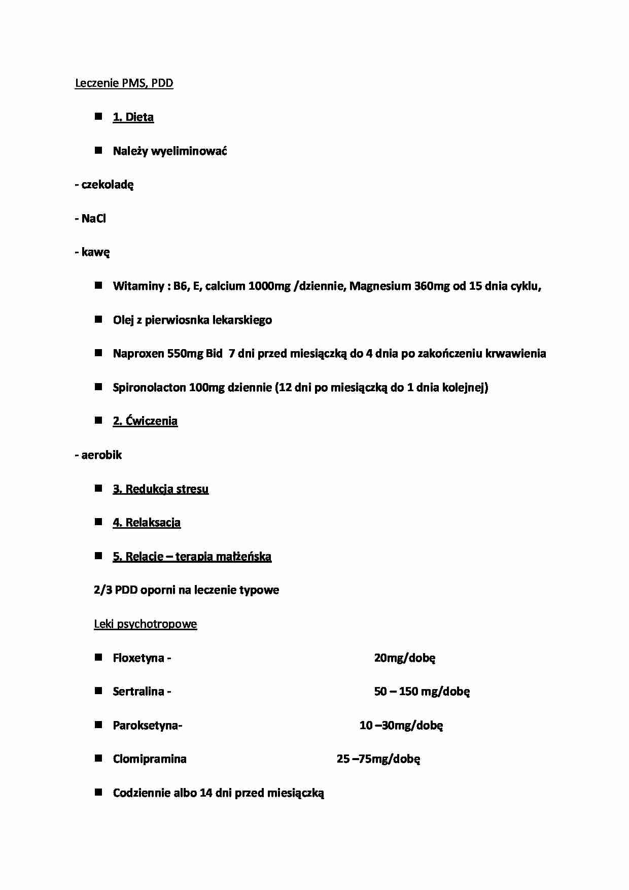 Leczenie PMS, PDD - strona 1