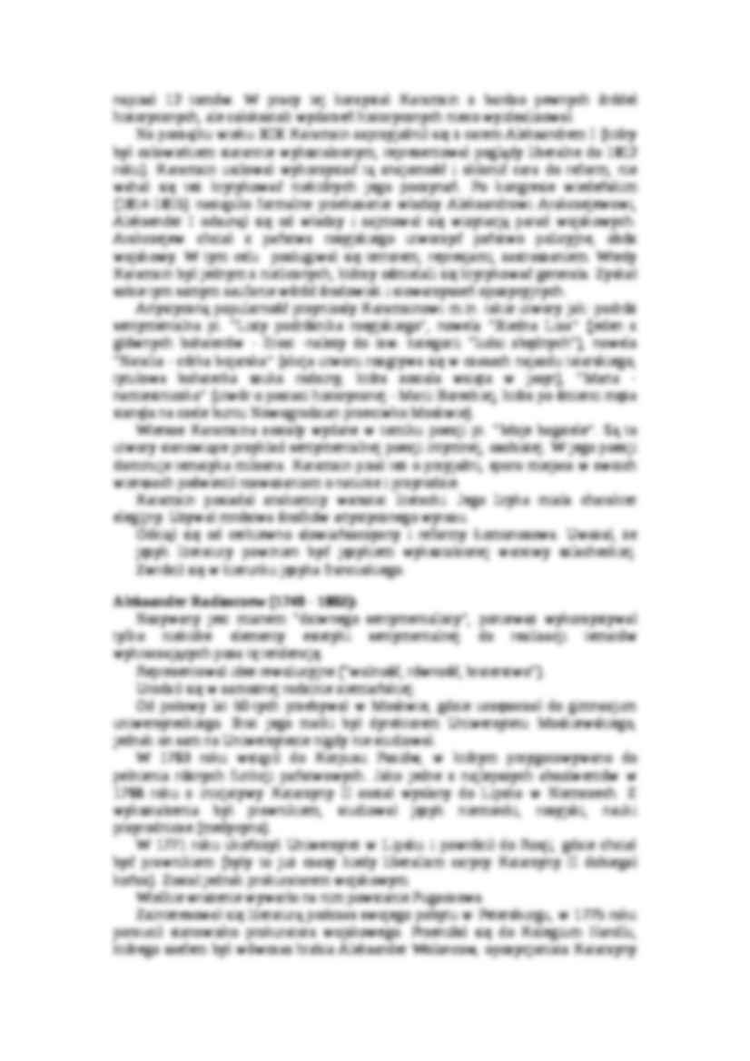 WYKŁAD Sentymentalizm w Rosji i główni sentymentaliści rosyjscy - strona 2