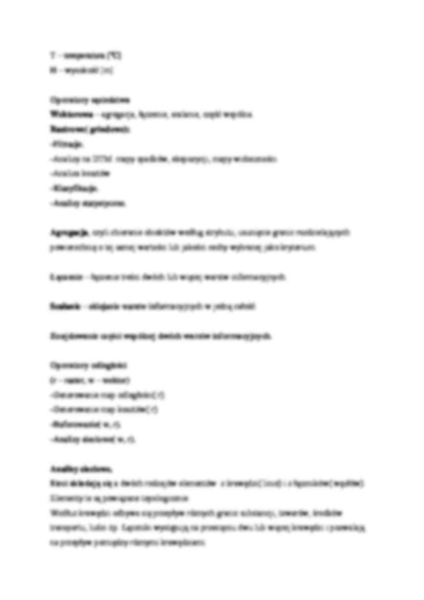 Rodzaje analiz w SIT i GIS - strona 2