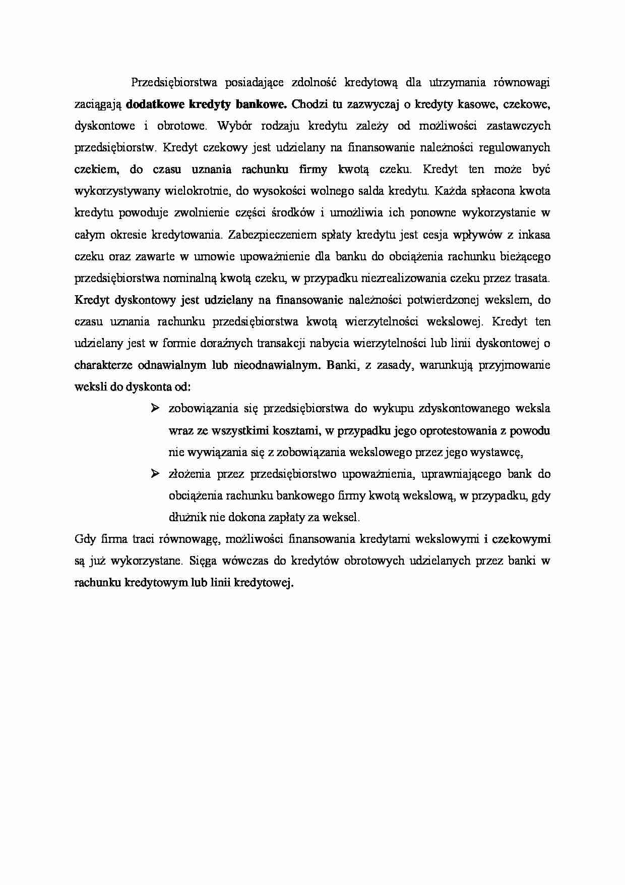 Dodatkowe kredyty bankowe - strona 1