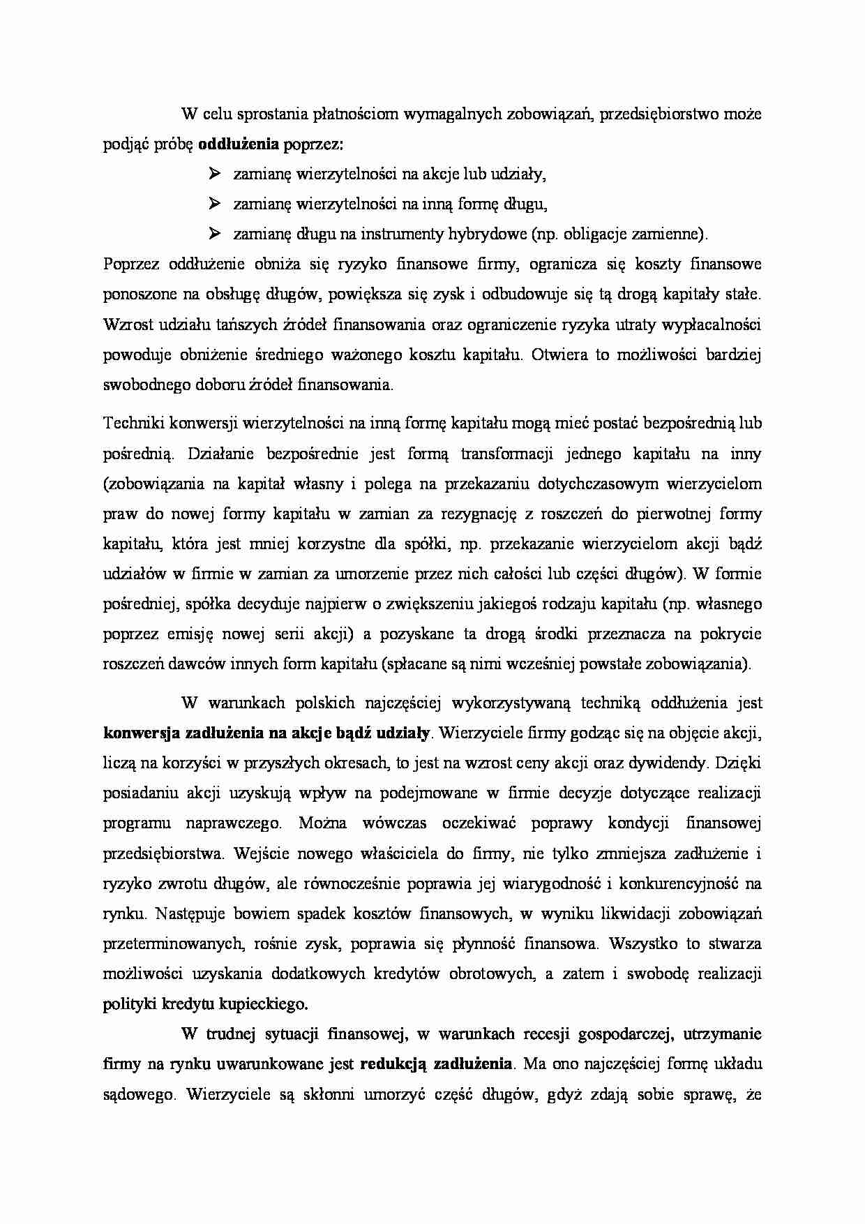 Oddłużenie - strona 1