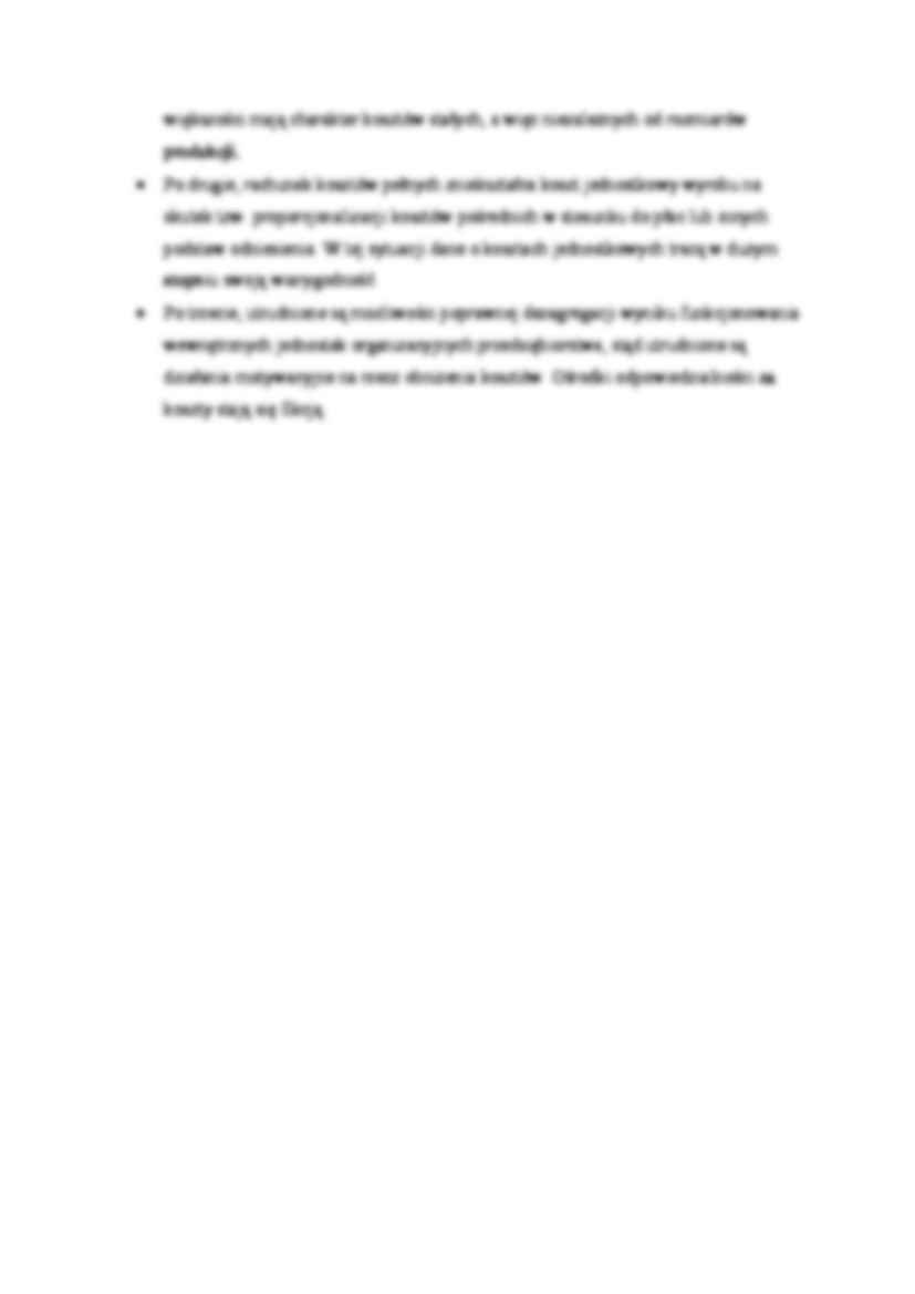 Zalety i wady tradycyjnego rachunku kosztów - strona 2