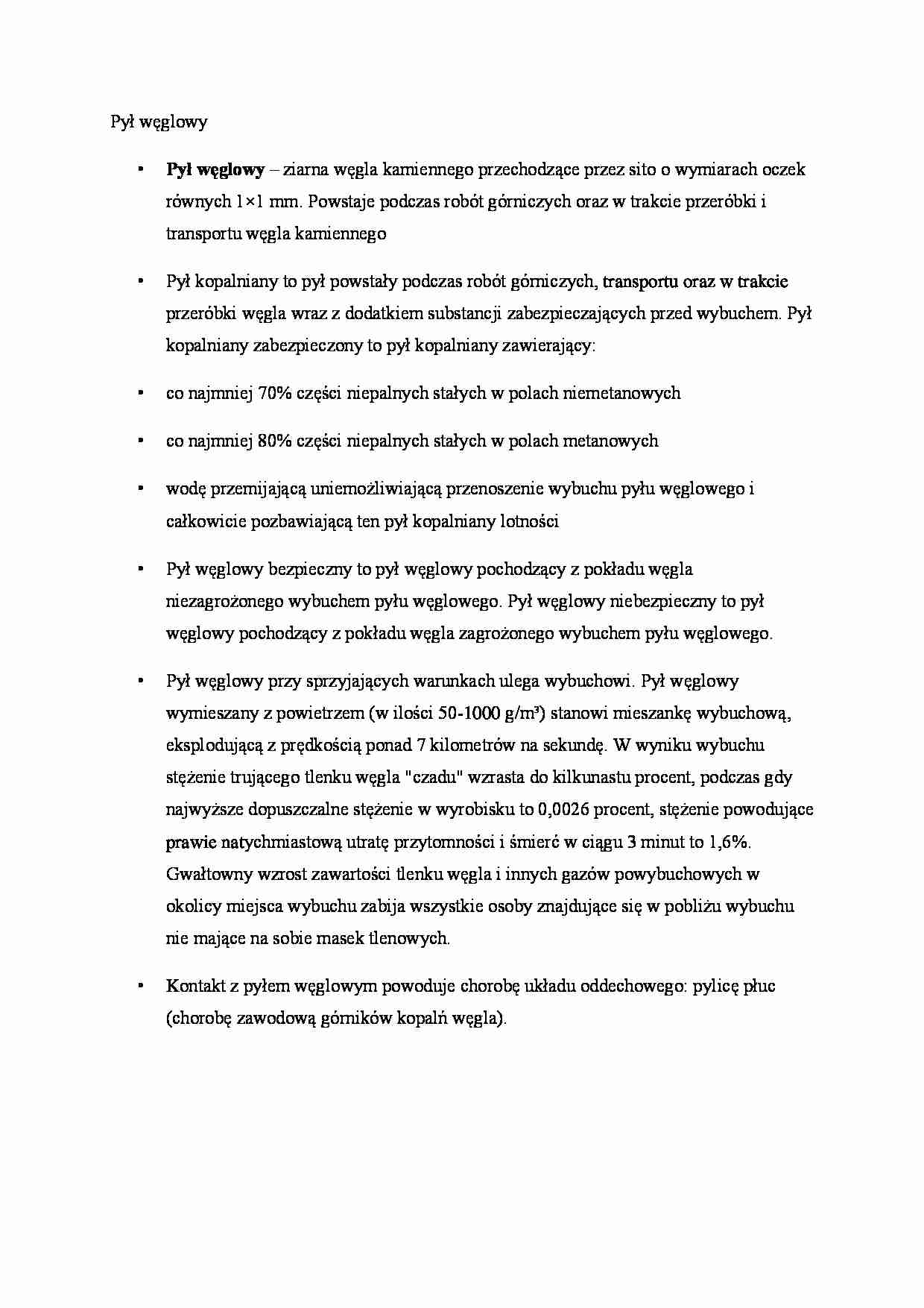 Pył węglowy - strona 1