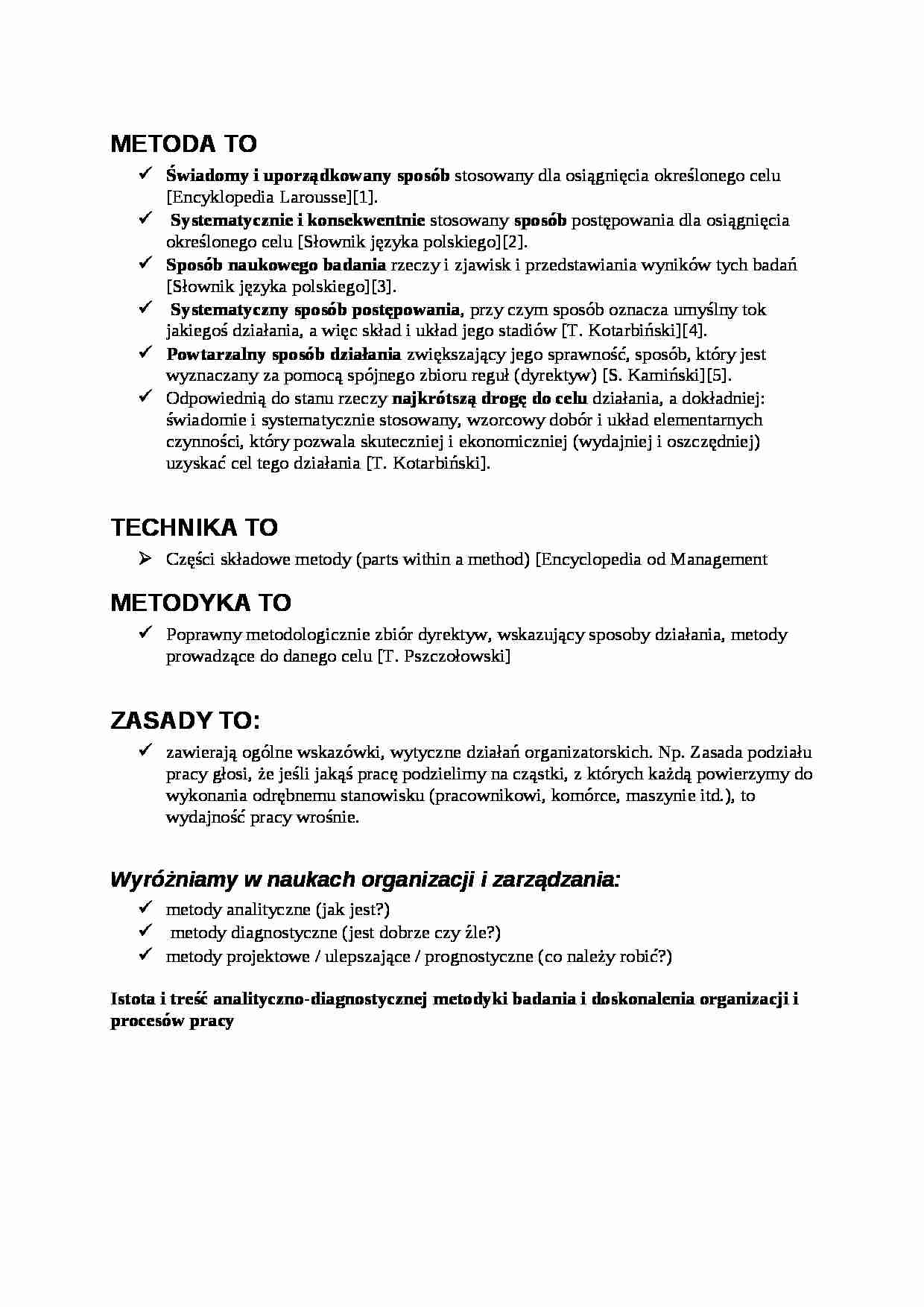 Zarządzanie i sterowanie produkcją, wykłady MWSE - strona 1