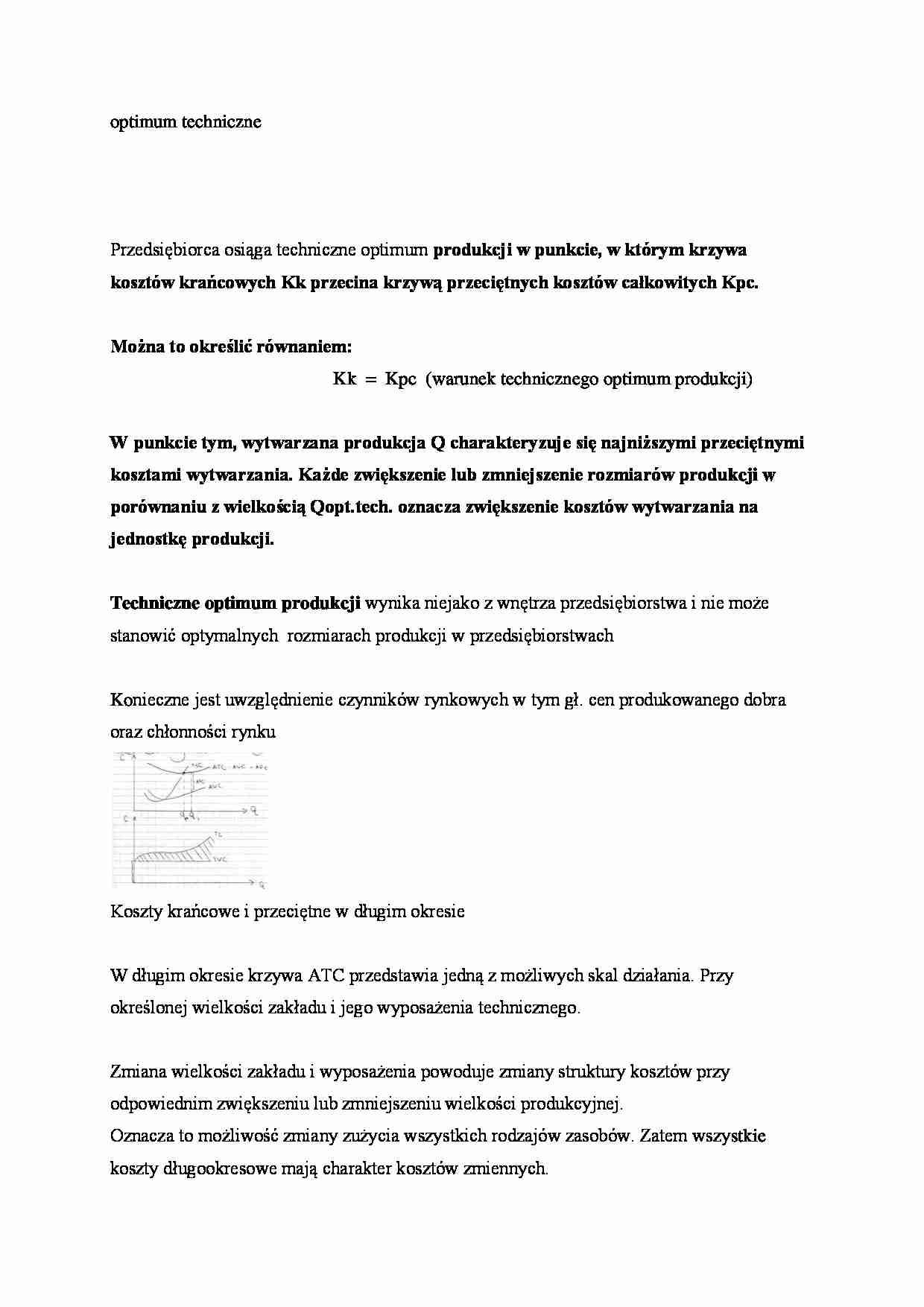 Optimum techniczne - strona 1