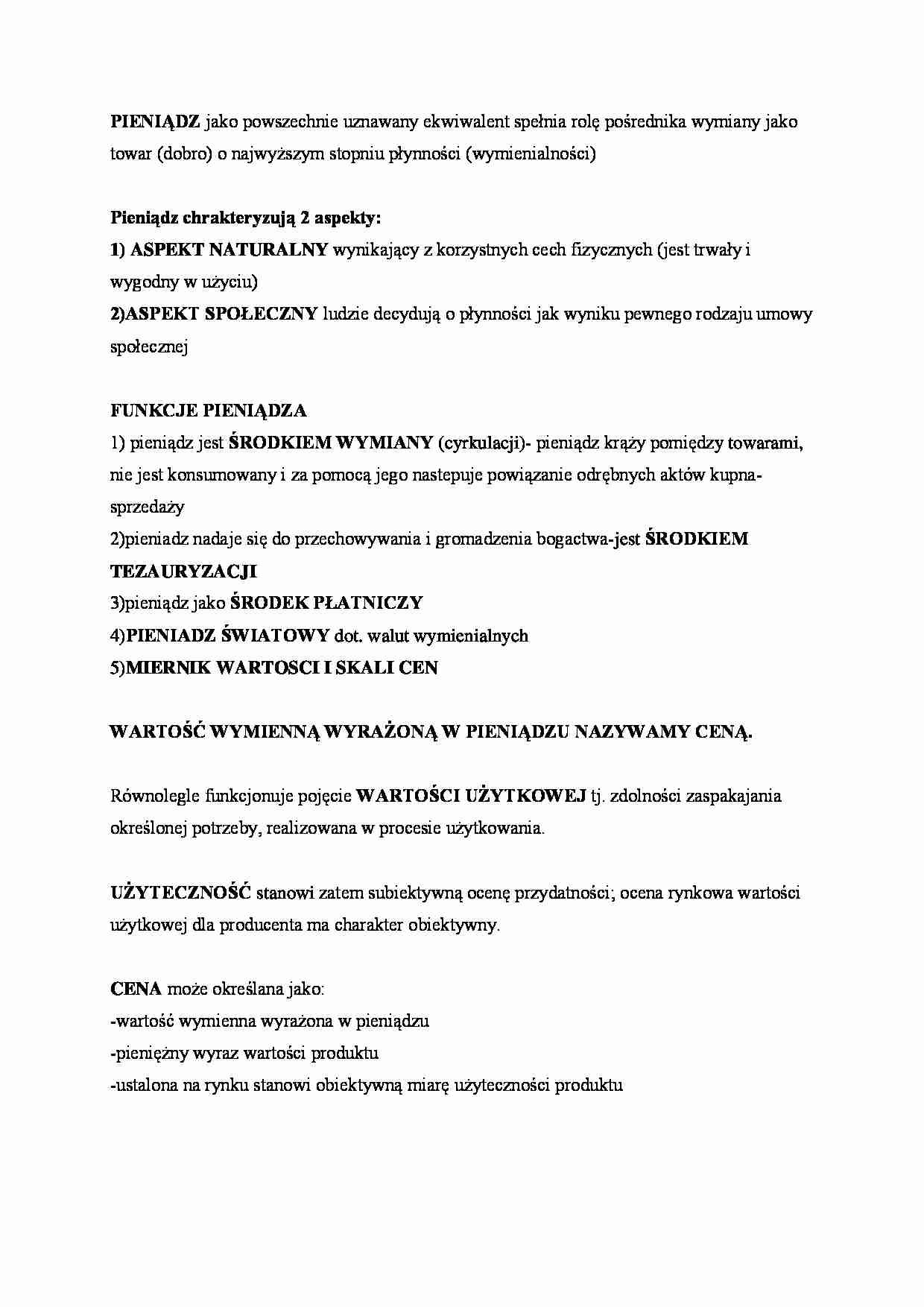 Pieniądz - Waluta - strona 1