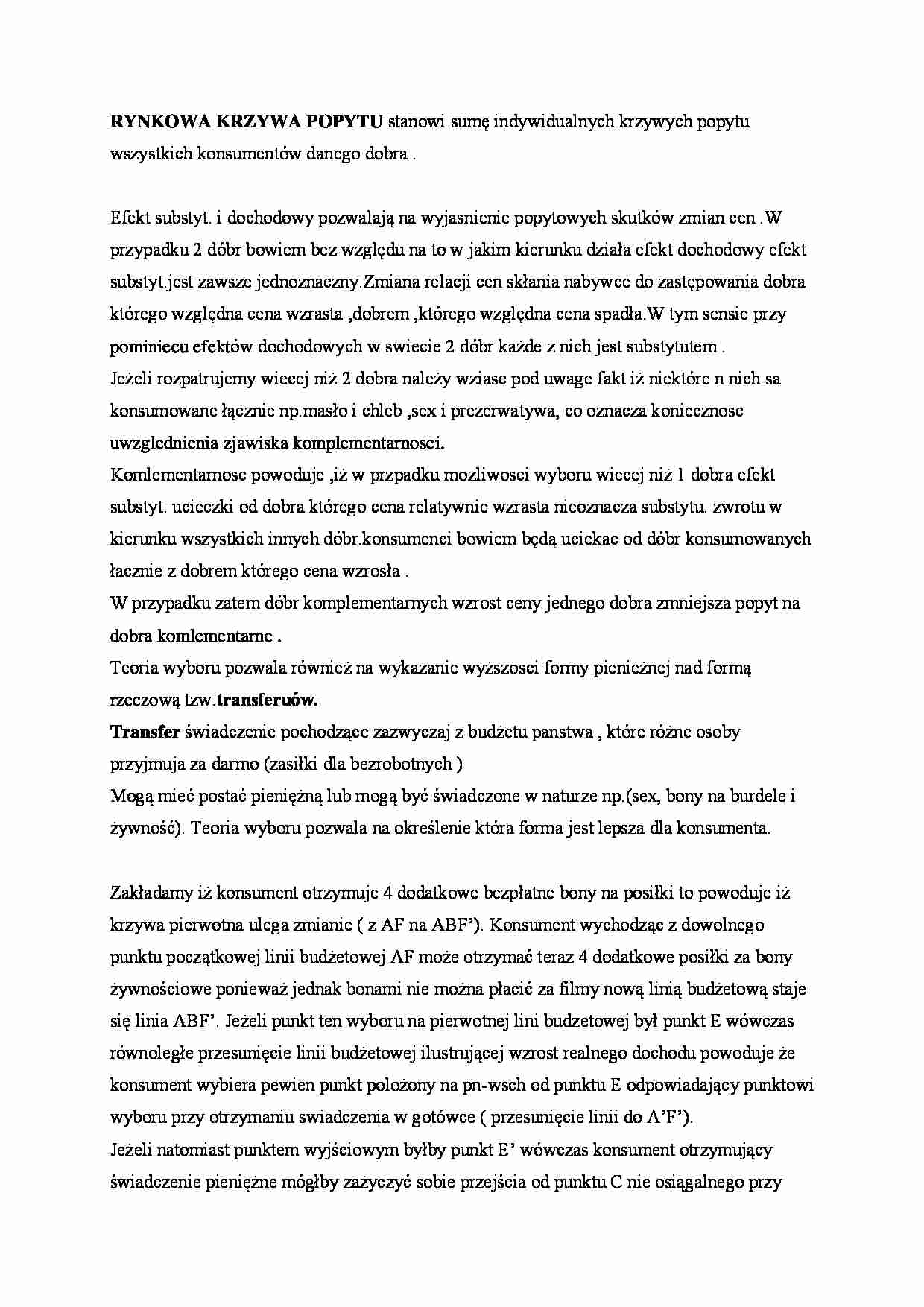 Rynkowa krzywa popytu - strona 1