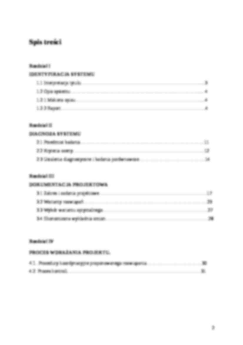 Zarządzanie projektami - praca,  prof. Stabryła - firma Canon - strona 2