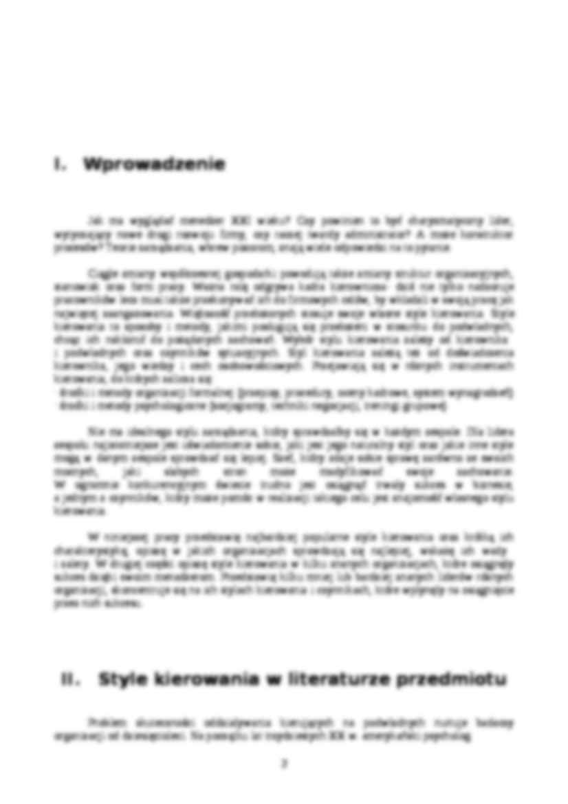 Style kierowania - praca - strona 2