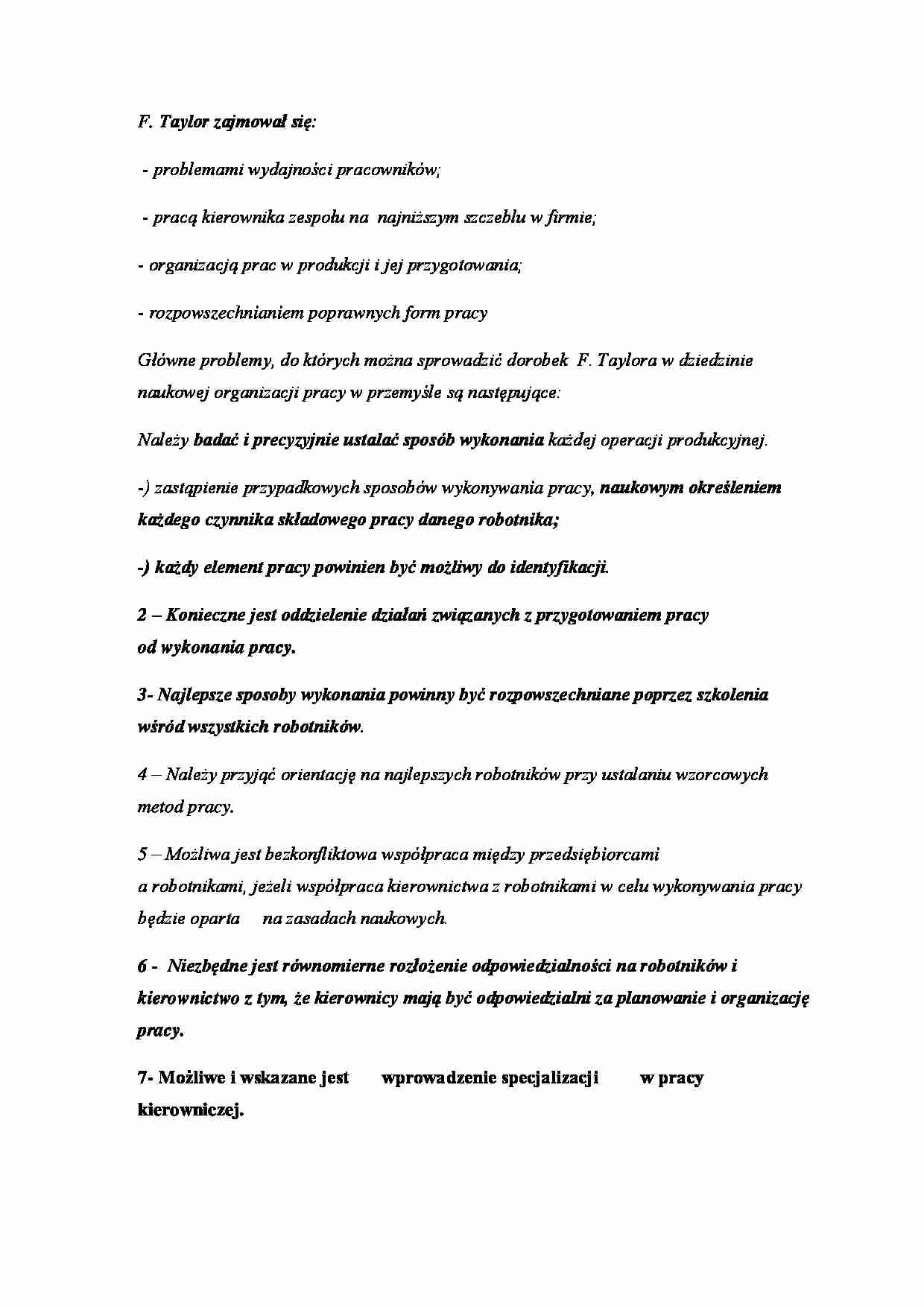 F. Taylor - strona 1