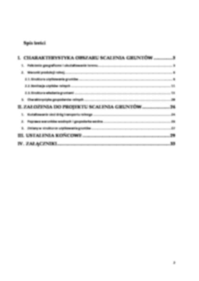 Założenia do projektu scalenia  - strona 2