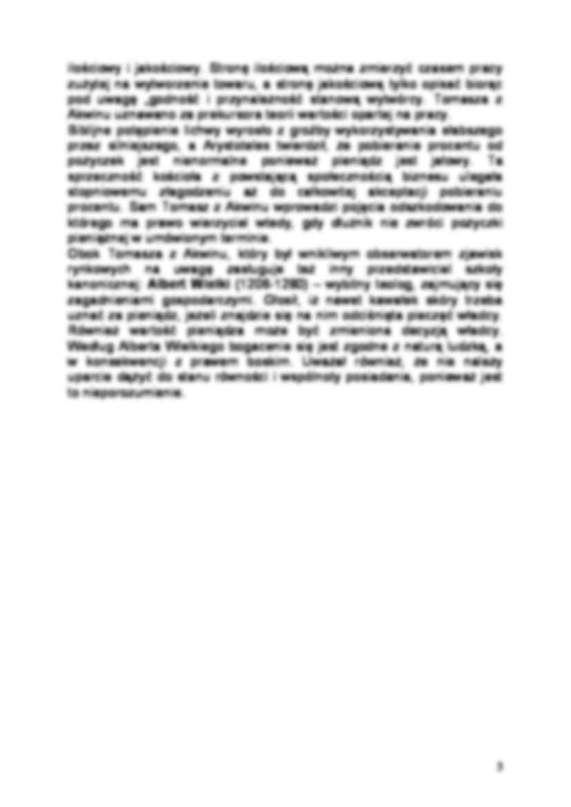 ŚREDNIOWIECZNA MYŚL EKONOMICZNA - strona 3