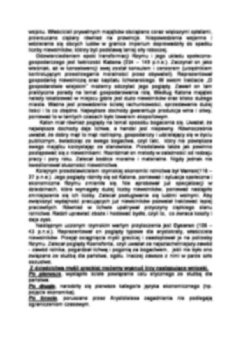 MYŚL EKONOMICZNA STAROŻYTNEGO RZYMU - strona 2