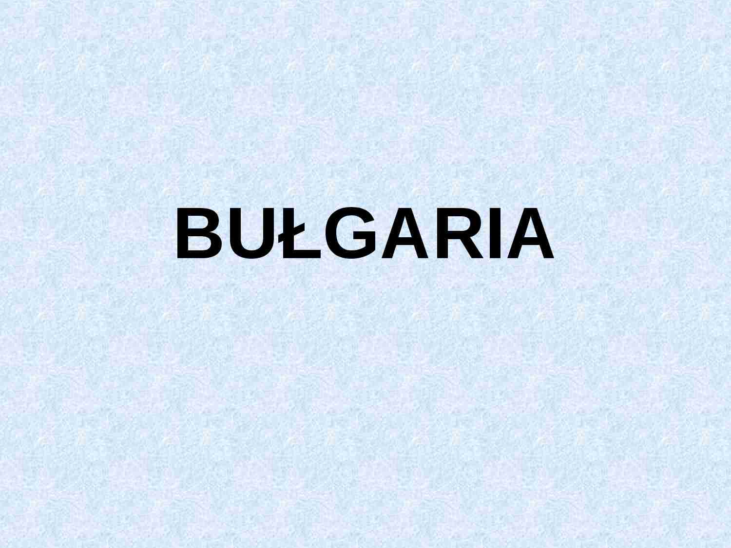 Bułgaria prezentacja ćwiczenia - strona 1