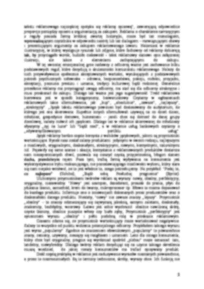 Język reklamy w ogłoszeniach prasowych - strona 2