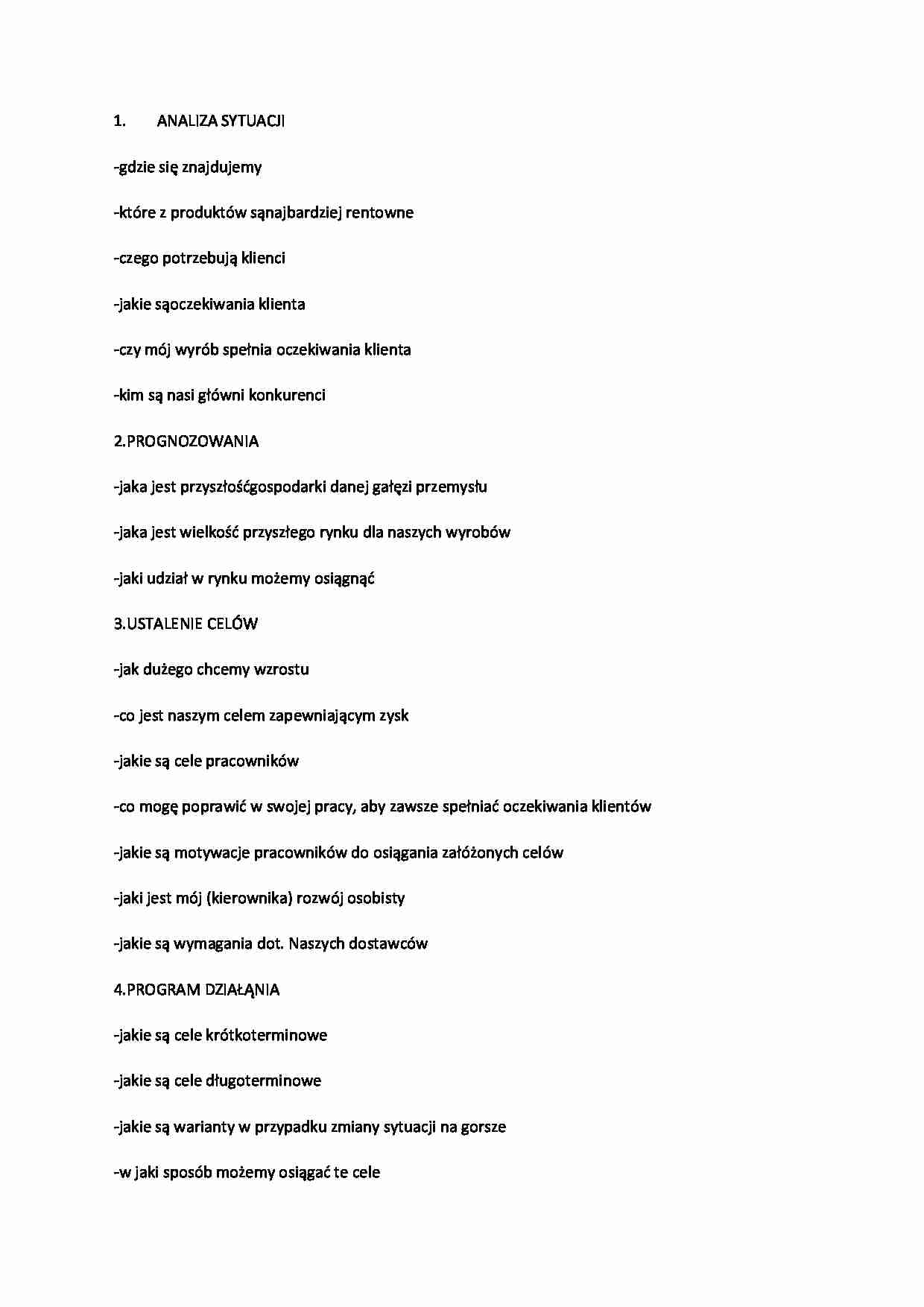 Zarządzanie jakością - ogólne - strona 1