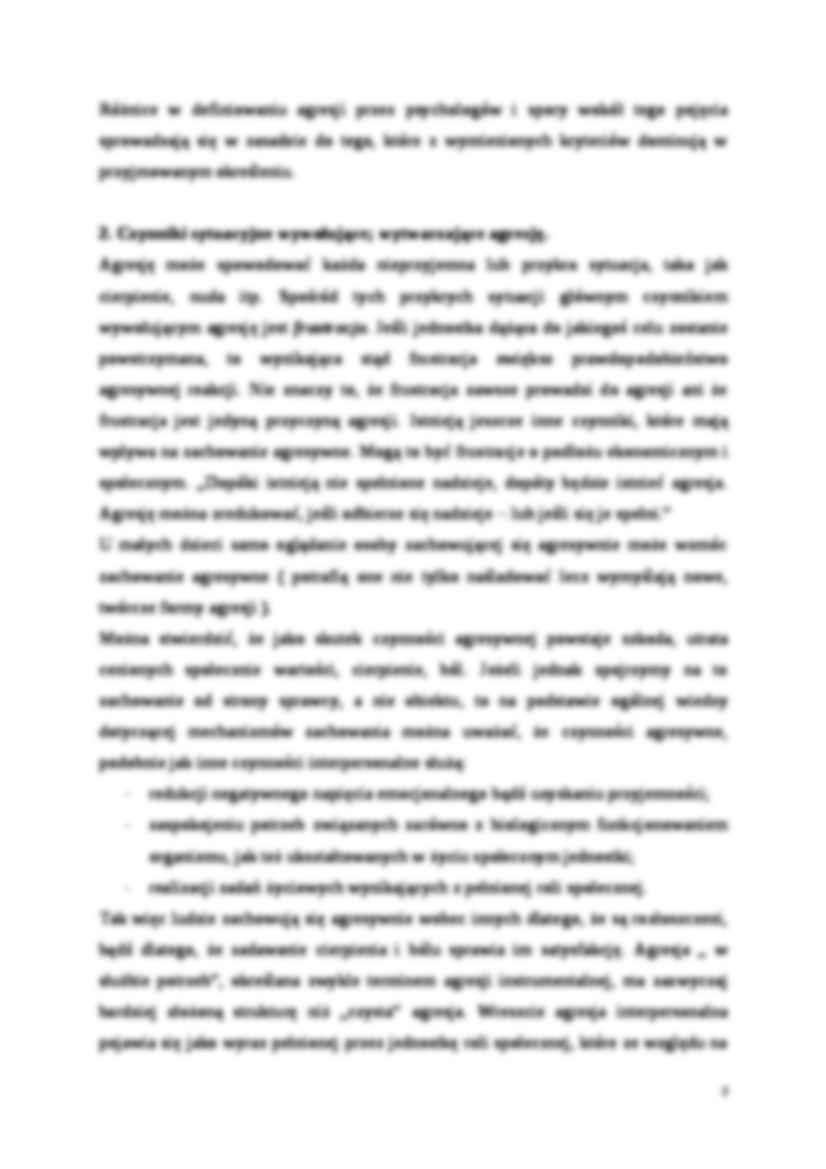 Agresja - Definicja - strona 2