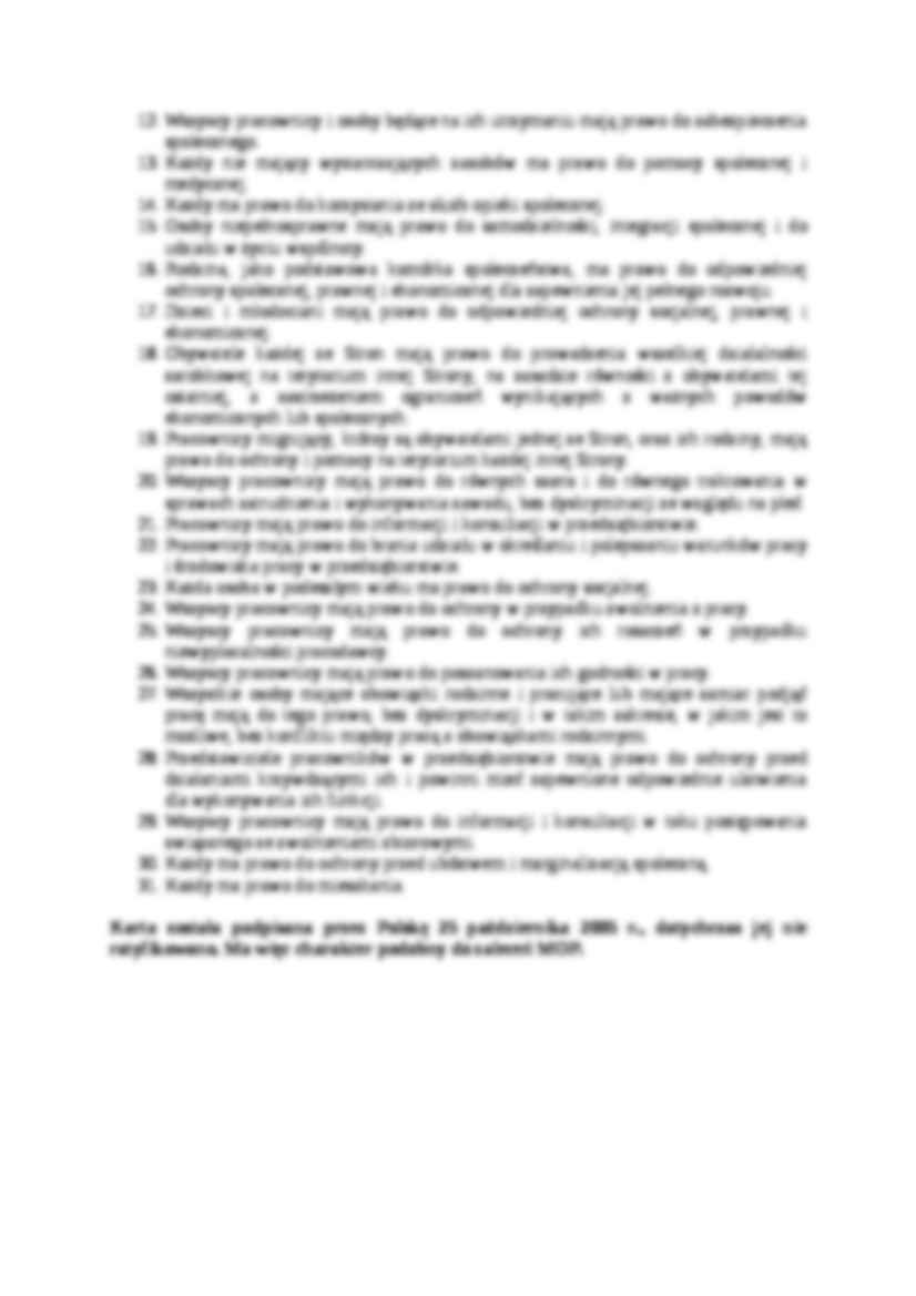 Prawo pracy w Radzie Europy - omówienie - strona 2