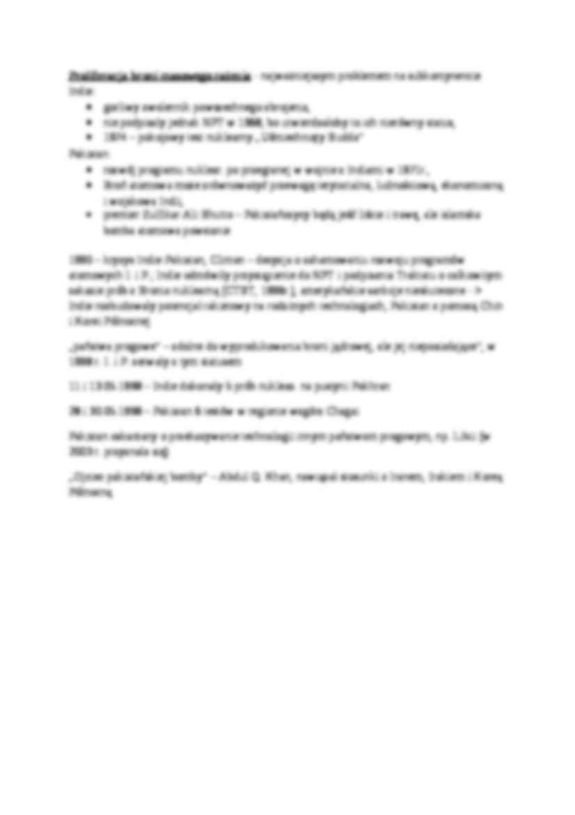 Bezpieczeństwo Azji Południowej - omówienie - strona 2